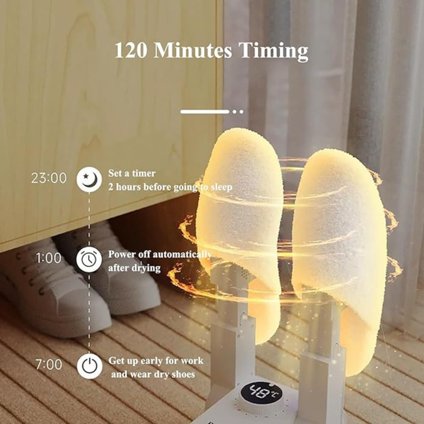 Uscător de Încălțăminte Pliabil Inteligent